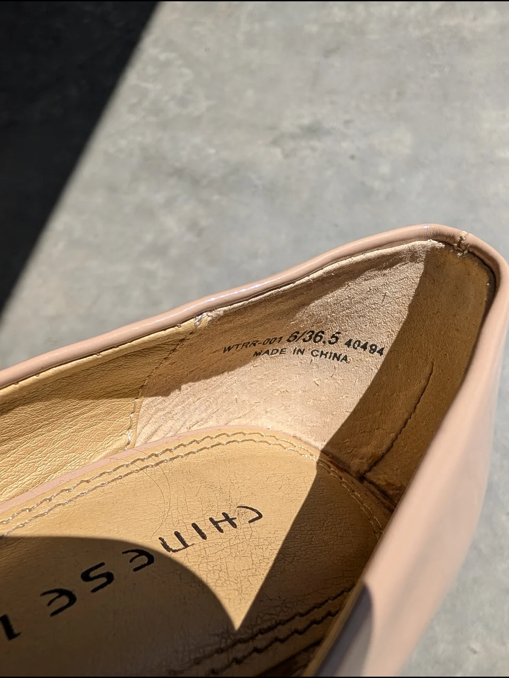 Chinese Laundry Nude Patent Round-Toe High Heels